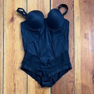 Black Corset Bodysuit